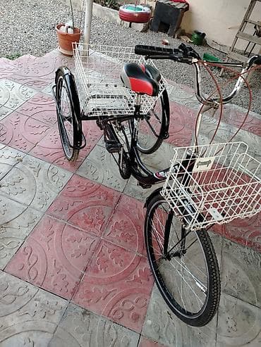 22 lik velosiped: 3 tekerli 26 liq skorasnoy velo cox rahat di uwaq ve ya ayle ucun yuk — 2
