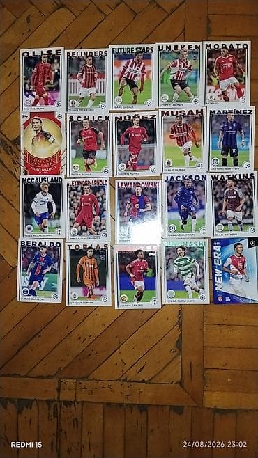 Topps UEFA Champions League futbol kartları dəsti Məzmun: - Michael — 1