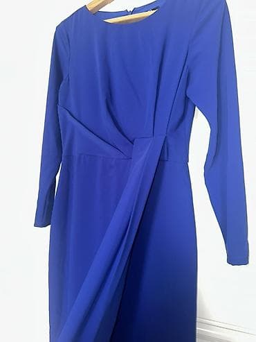 bel sumkası: Zərif uzun don – elektrik-mavi rəngdə X Ladyden alinib baha qiymete — 2