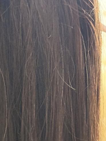 elfbar satisi: Tebiii sac satiram 100qr 75-sm kraskasiz rengi kaştan rengdi.sac — 4