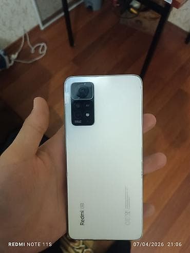 Redmi Note 11 Pro, 64 GB, rəng - Ağ, Barmaq izi