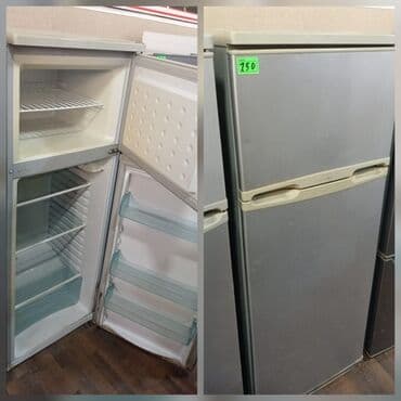 İşlənmiş 2 qapılı Soyuducu Satılır, rəng - Gümüşü