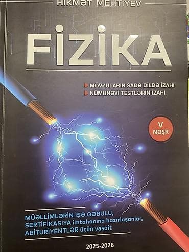 İçi tər təmizdir Fizika qayda kitabı Hikmət Mehtiyev Fizika qayda lalafo.az -da İçi tər təmizdir Fizika qayda kitabı Hikmət Mehtiyev Fizika qayda