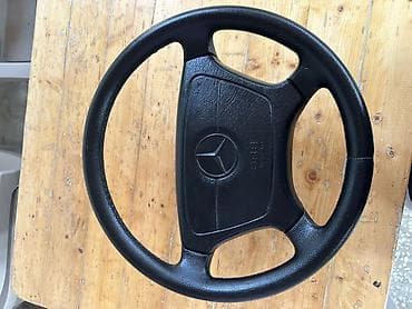 e39 rul: Mercedes-Benz sükanı – orijinal SRS airbagli model - Rəng: qara - — 4