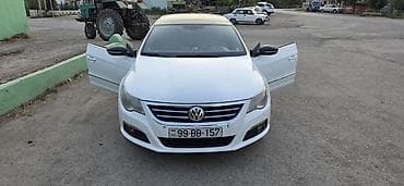 Продажа авто: Volkswagen Passat CC, ağ rəng, kupeli-sedan gövdə. - Qara panoramik — 1