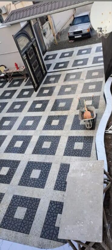 купить формы для декоративного камня: Məhsul: Beton mozaik səki/daş döşəmə plitələri Təsvir: - Açıq bej — 9