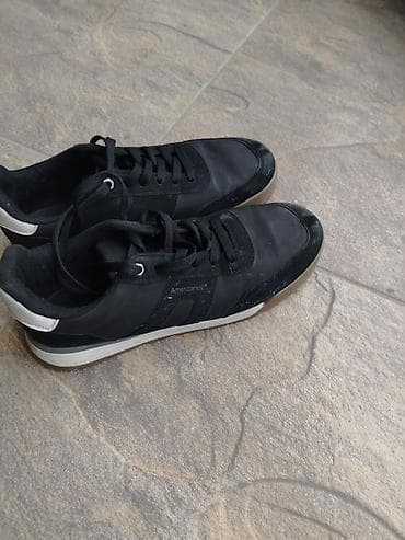 Americano’s kişi idman ayaqqabısı - Rəng: qara, arxa hissədə ağ — 1