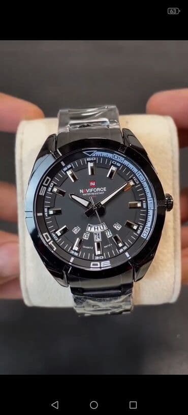 luc saati: Yeni, Qol saatı, NaviForce, rəng - Qara — 4