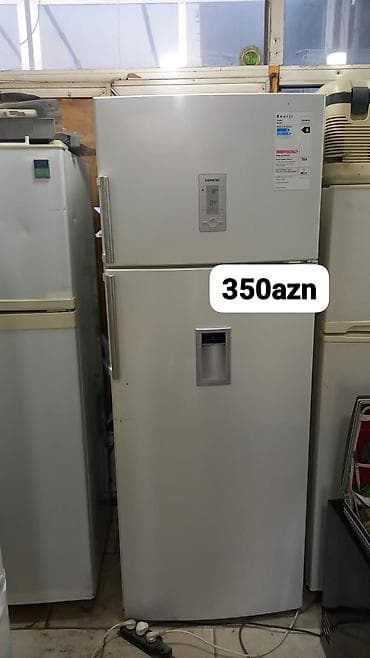siemens c55: 2 qapılı Siemens Soyuducu Satılır, rəng - Ağ, Dispenserli — 1