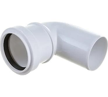 Kanalizasiya borusu üçün 90° diz birləşdirici (PVC) - Material — 1