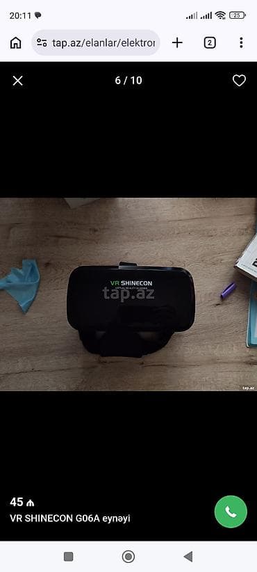 telefonlae: VR SHINECON G06A virtual reallıq eynəyi - Smartfon üçün VR eynək — 6