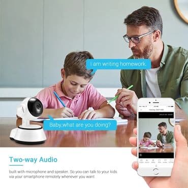 zoom kamera: 📽️İp kamera V380 ✔️Telefon vasitəsi ile istənilən istiqamətə cevirmək — 5