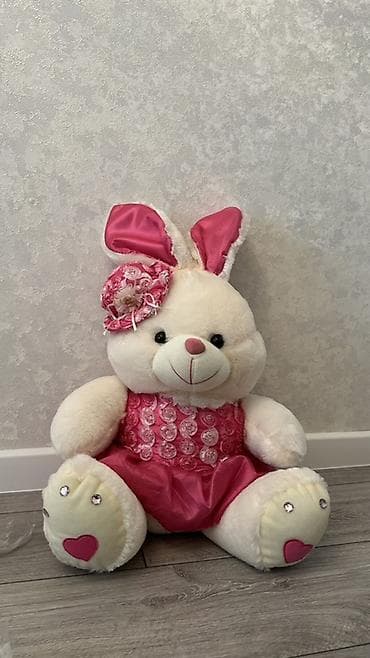 bala pisik sekilleri: Böyük ölçülü yumşaq oyuncaq dovşan — 1