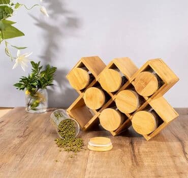 bamboo tekstil: Metbex desti bamboo 
material şüşe 
qapaq vakum — 4