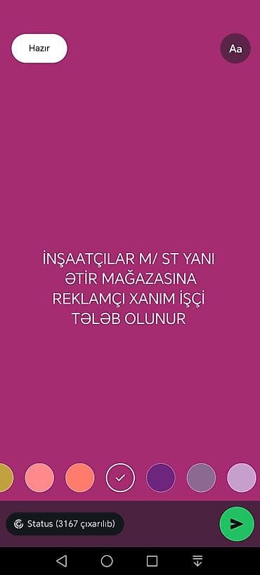 is elnalari: Satış məsləhətçisi tələb olunur, Yalnız qadınlar üçün — 2