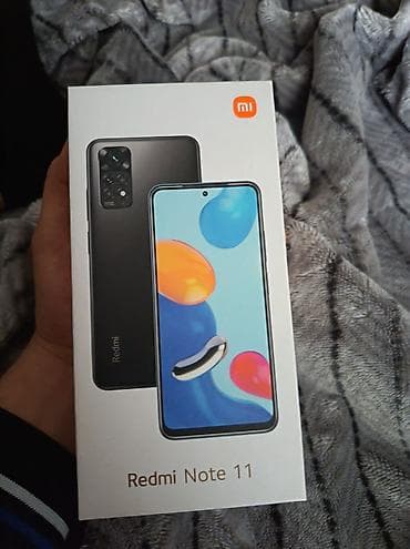 Redmi Note 11, 128 GB, rəng - Qara, Qırıq