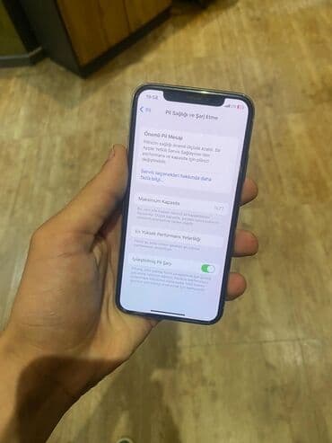 iphone x işlenmiş qiymeti: IPhone X, 64 ГБ, Белый, Face ID — 3