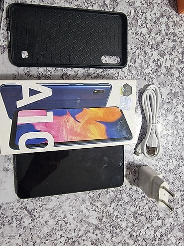 Samsung Galaxy A10, 32 GB, rəng - Göy, İki sim kartlı