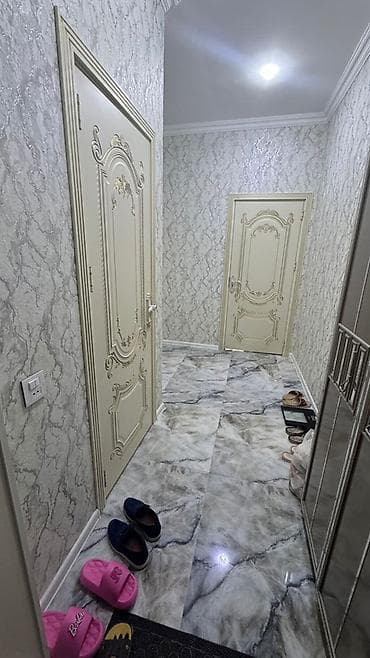 2 otaqlı mənzil – zövqlə təmir olunmuş - Plan: açıq mətbəxli zal +