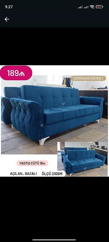Divan, Yeni, Açılan, Bazalı, Parça, Ödənişli çatdırılma