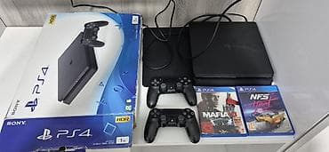 pleys: PS4 Slim oyun konsolu – 1 TB HDR Paket tərkibi: - Sony PlayStation 4 — 4