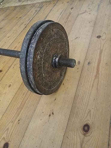 İdman alətləri: Ştanq, Çəki: 35 kq, İşlənmiş — 1