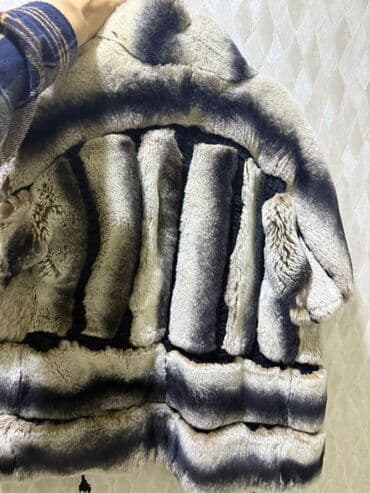 женские шубы итальянского производства: Шуба, S, цвет - Серый — 2