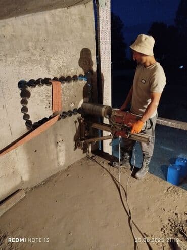 ремонт душевых кабин: Beton kesme, beton deşmə — 7