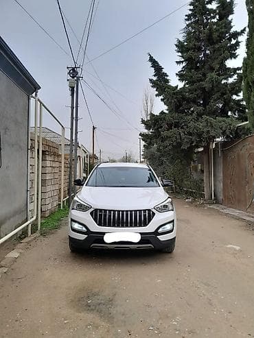 Hyundai Santa Fe üçün ön radiator barmaqlığı (restaylinq üslubunda)