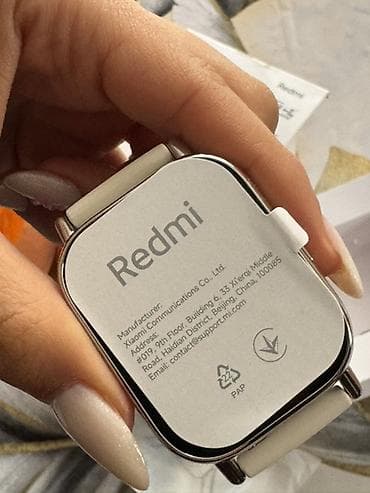 redmi k60: Smart saat, Redmi, Sim kart, rəng - Ağ — 5