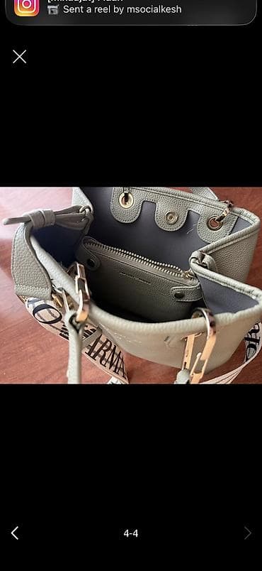 Aksesuarlar: Əl çantası, Emporio Armani, Yeni — 4