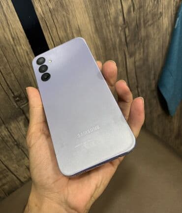 samsung s6 edge plus ekran: Samsung Galaxy A14, 64 GB, rəng - Bənövşəyi — 1