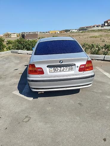 bmw z3: BMW 3 Series E46 sedan - Korpus: 4 qapılı sedan, gümüşü rəng - Salon — 5
