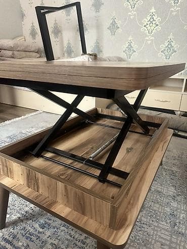 Düz masa, Transformer, Təkərsiz, Teksturalı laminat, Zəmanətsiz