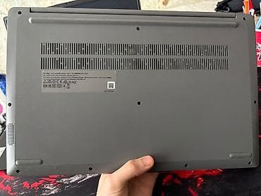 mini notebook computer: Lenovo noutbuk – zərif gümüşü korpus, 15.6" ekran Texniki — 4