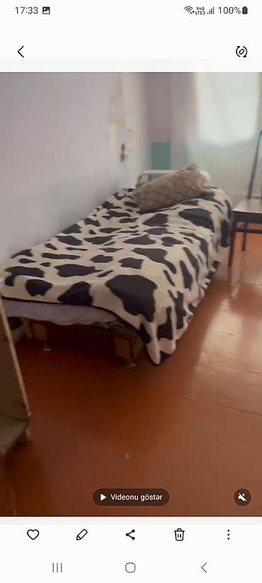 Kirayə: 2 otaqlı həyət evi (mebellə) - 2 ayrı yataq otağı: birində