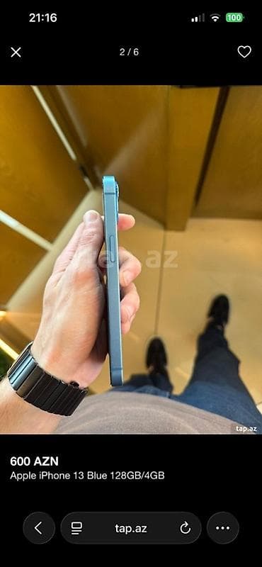 Audio: IPhone 13, 128 GB, Mavi — 3