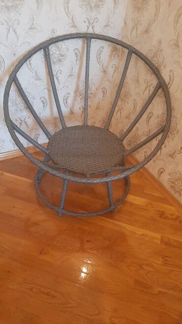 кресло качалка купить в баку: Bag ucun hesir kreslo, yenidir,boyuk oldugu ucun satilir — 2