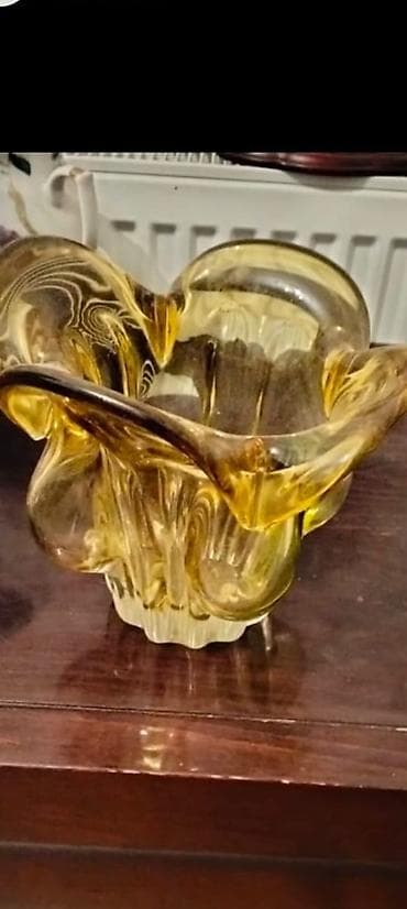 sufre modelleri: Bədii şüşə dekor qab - Material: qalın, keyfiyyətli şüşə - Rəng — 1