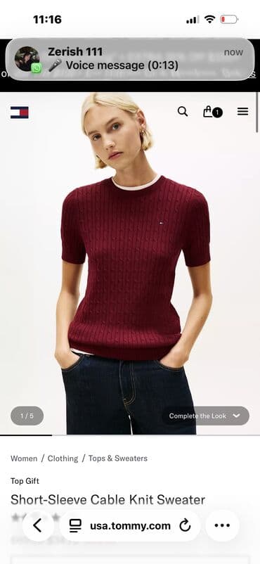 push up busqalterləri: Tommy Hilfiger tshirt 55 azn L razmer yeni alinib geyinilmeyib — 3