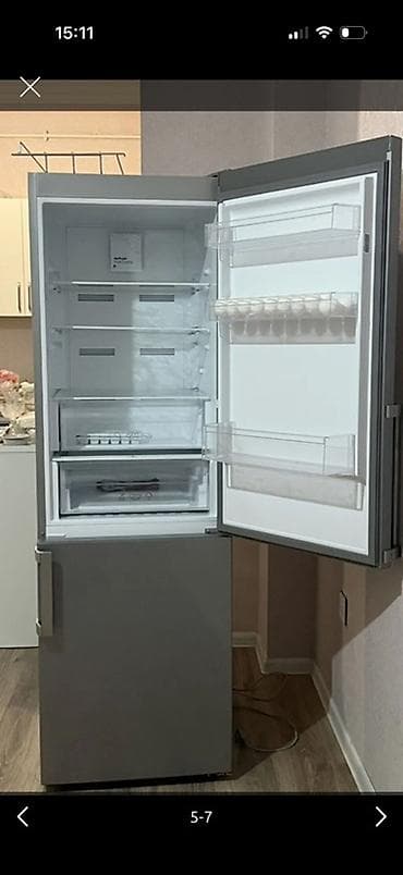 iphona 8: 2 qapılı Yoshiro Soyuducu Satılır, rəng - Gümüşü — 5