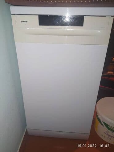 ikinçi əl: Qabyuyan maşın Gorenje, Tam qabaritli (60 sm.), Ayrıca dayanan, İşlənmiş — 2
