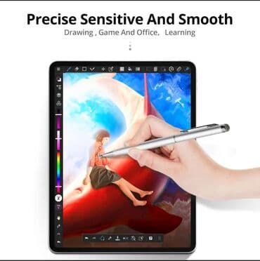 həssas tərəzi: Qırmızı, qara ağ və boz rənglərdə olan bu universal stylus qələmləri — 10