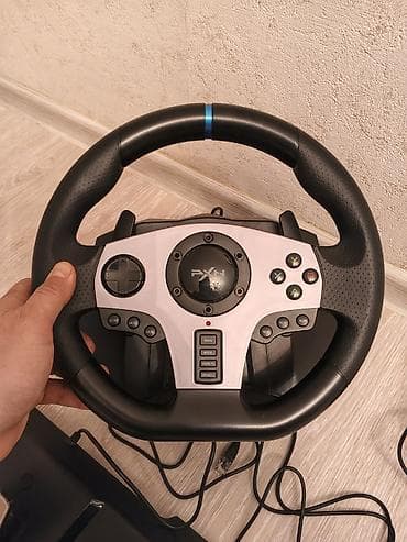 ana plata: PXN V9 oyun sükan dəsti – 900° Gaming Racing Wheel - Tam dəst: sükan — 3