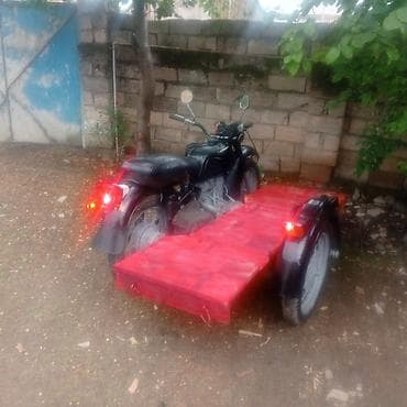 Motosiklet üçün qoşqulu yan səbət – yükləmə platforması - Motosikletə