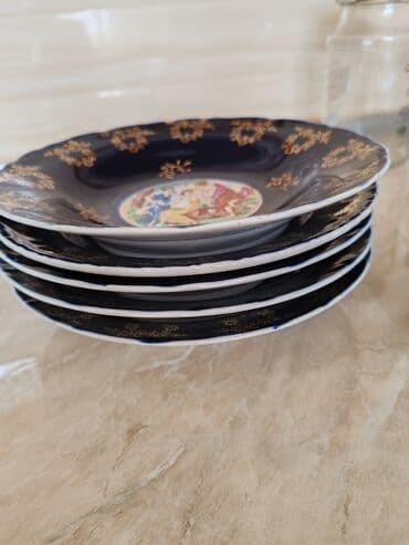 Digər süfrə qabları: Boşqablar, Farfor, SSRİ — 1