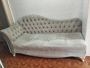 Klassik üslubda salon dəsti - Divan: Sol tərəfi qollu, sağ tərəfi