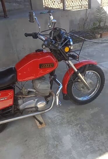 мопеды и мотоциклы: Mototsikl – yük daşımağa uyğun, qabaq və arxa baqajlı. - Rəng — 5