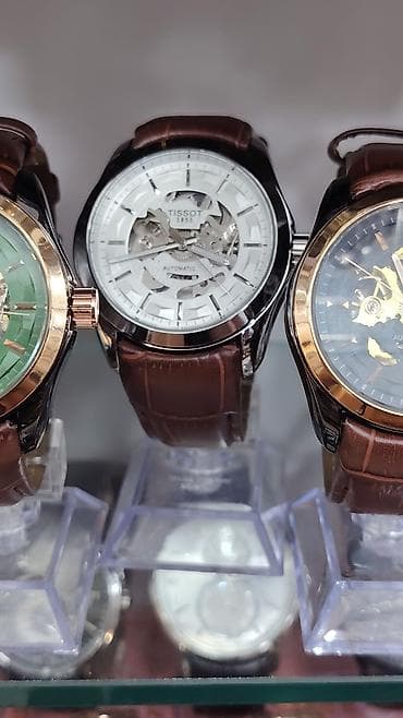 Наручные часы: Tissot Skeleton avtomatik saatlar - Mexanizm: avtomatik (öz-özünə — 4