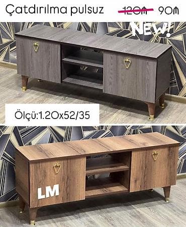 perla mebel: TV STEND / TV altı Yeni və sifarişlə. Qiymət : 90₼ Ölçü  — 1